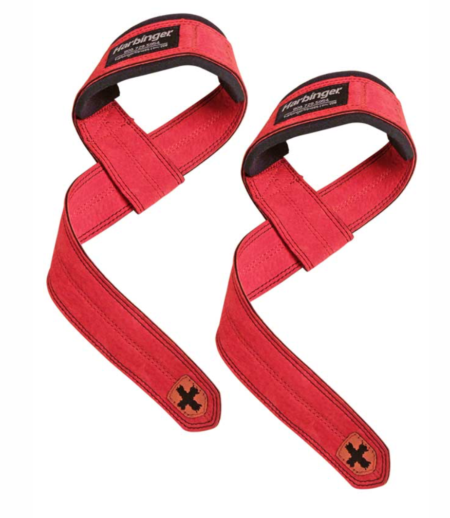 PADDED LEATHER LIFTING STRAPS